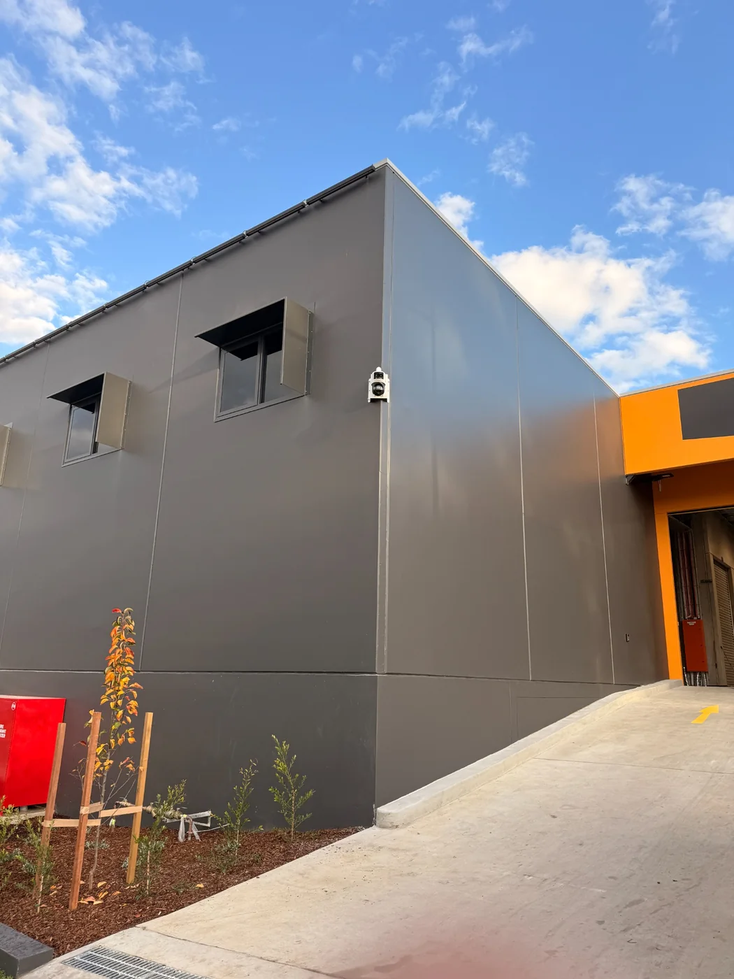 Commercial building with installed Soter Group CCTV camera